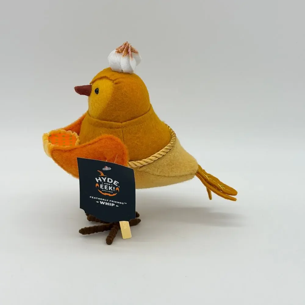 Target Featherly Friends Pumpkin Pie Bird WHIP Fall Thanksgiving Harvest NWT